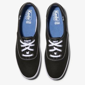 Keds black and white lace ups